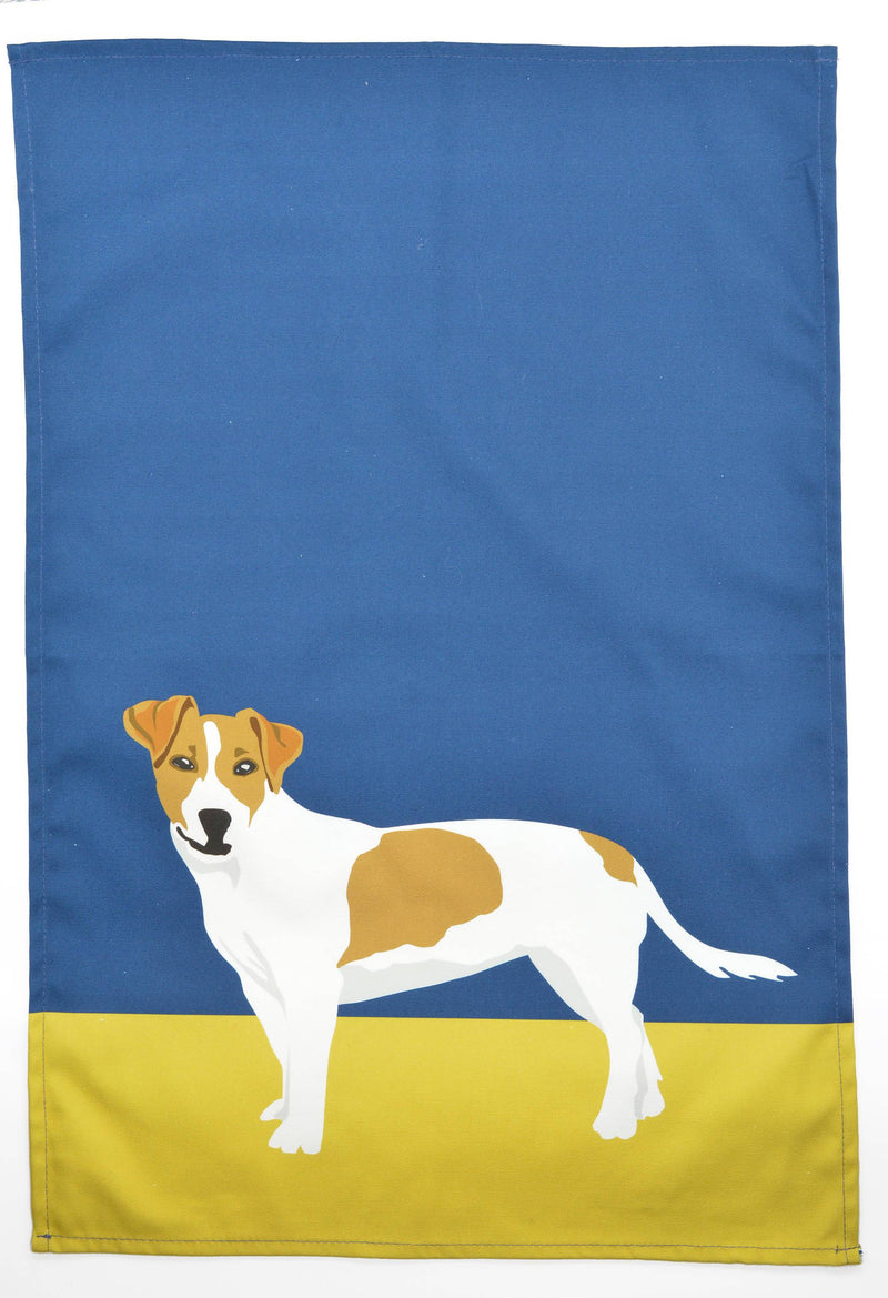 100% heavyweight premium cotton tea towel. With handy hanging loop. Made and printed in the UK. Teatowel, Jack Russell, The Dog Collection