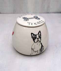 Personalised Dog Portrait Treat Jar