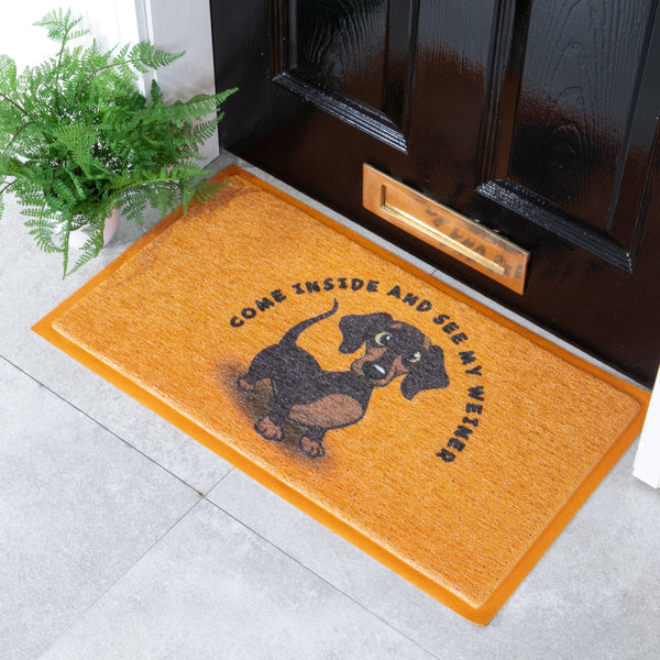 Doormat Weiner Dachshund Indoor Outdoor Doormat