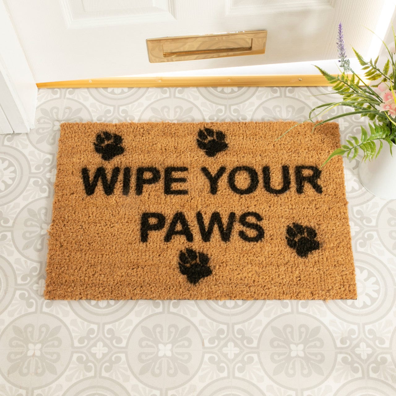 Wipe Your Paws Coir Doormat In Your Dog House Gifts