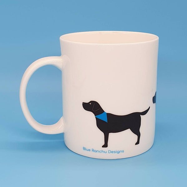 Mug Mug Black Labrador Large Bone China Mug