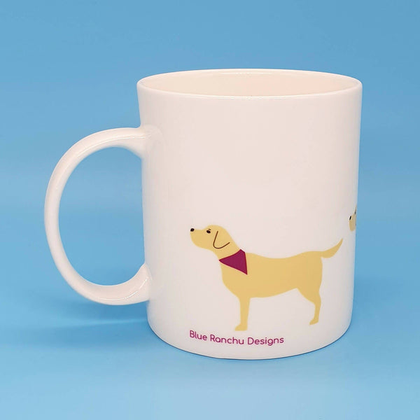 Mug Mug Yellow Labrador Large Bone China Mug