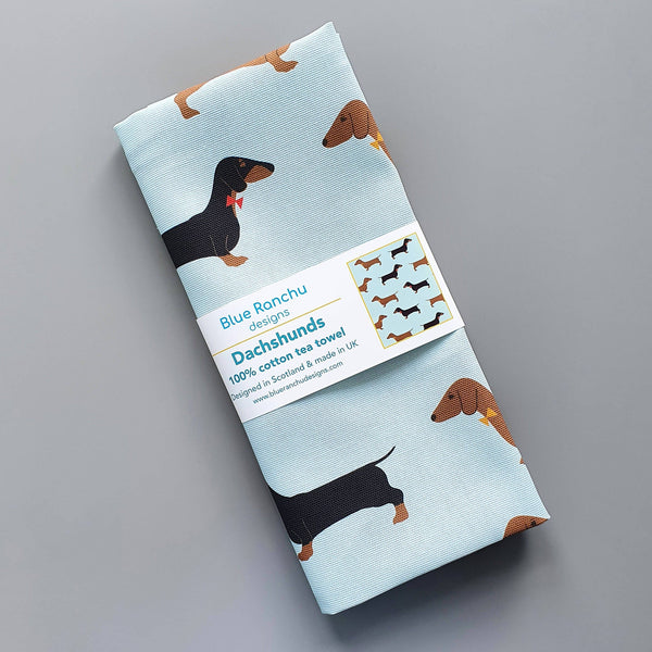 Tea Towel Dachshunds Tea Towel