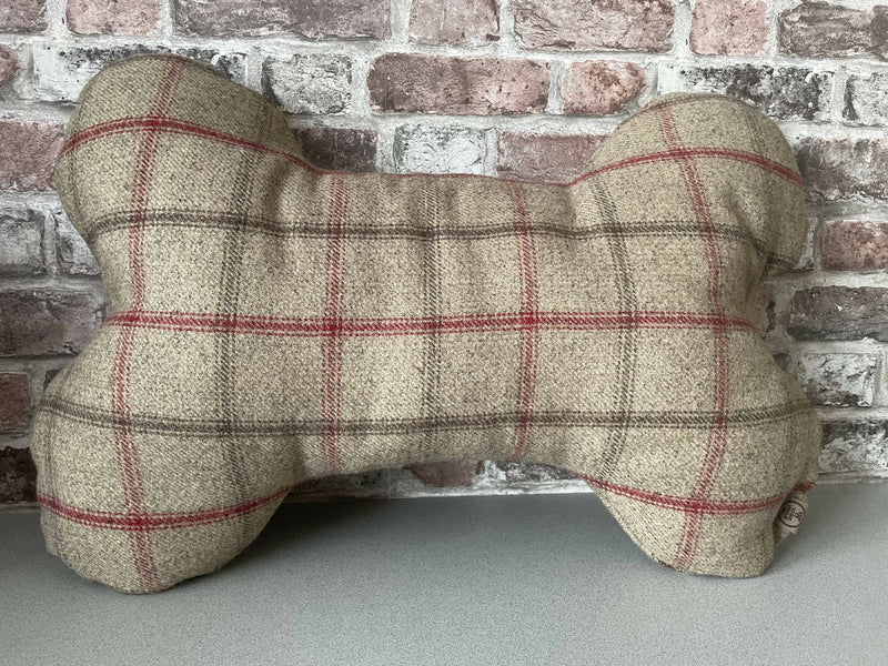 Belvedere Brown/red Large Bone Snuggle Cushion