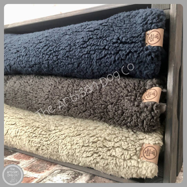 Dog Blanket Handcrafted Luxury Sherpa Fleece Dog Blanket