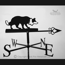 Border Collie Weathervane