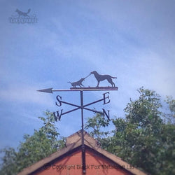 Labrador and Jack Russell Weathervane