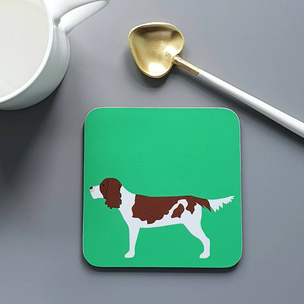 Coasters One coaster - Yellow Lab Springer Spaniel Coaster