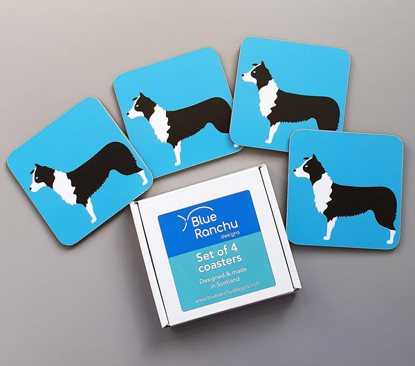 Coasters / Placemats Border Collie Coasters - Set of 4