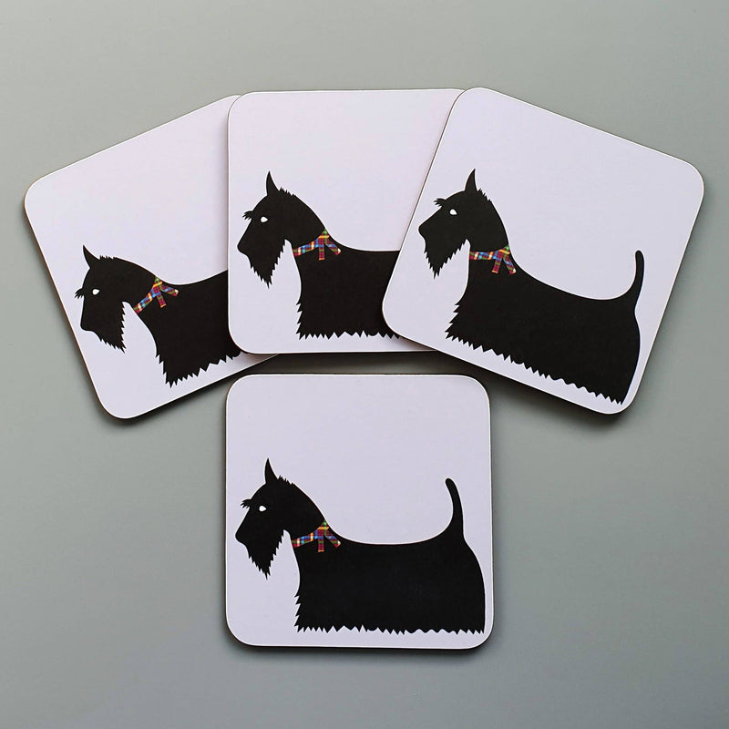 Coasters / Placemats Scottie Coasters - Set of 4