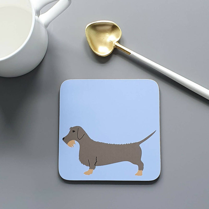 Coasters Wire Haired Dachshund Coaster