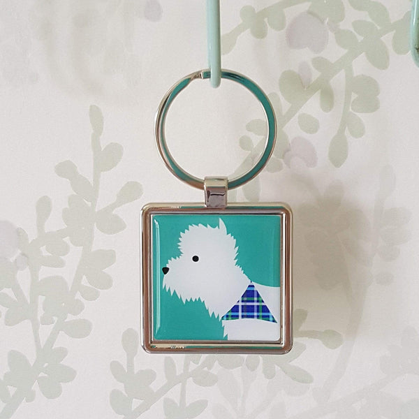 Westie Keyring