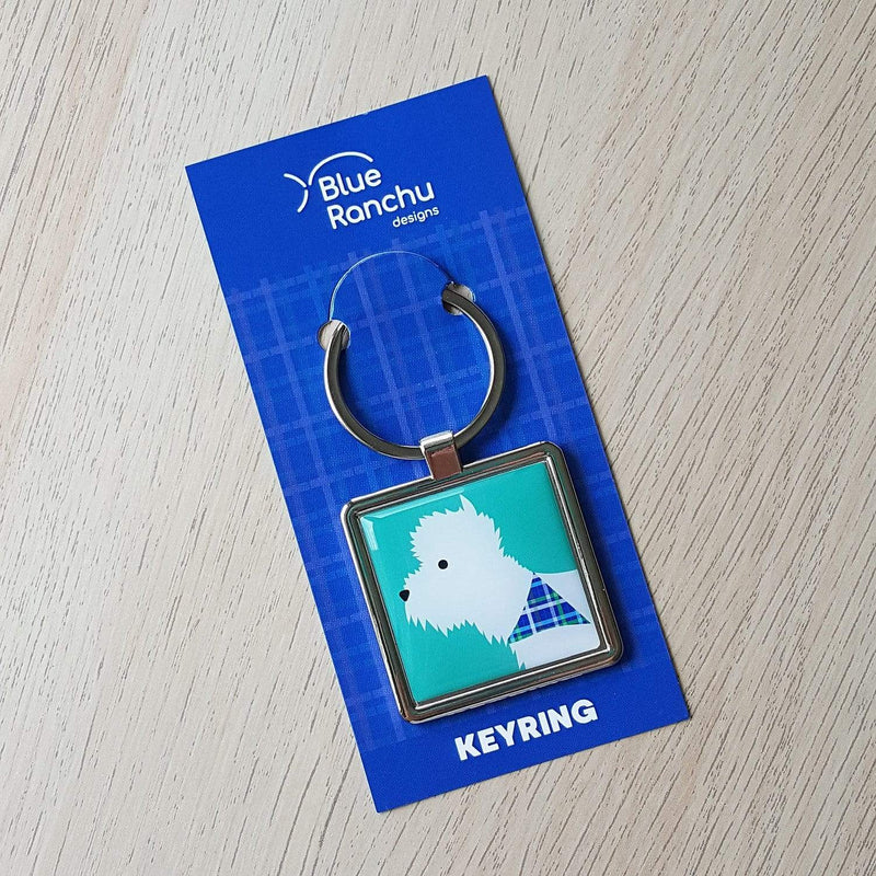 Westie Keyring