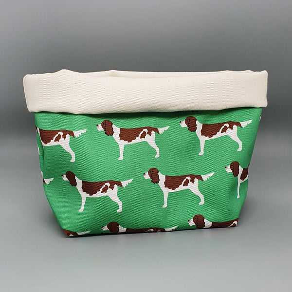 Storage Springer Spaniel Fabric Storage Basket