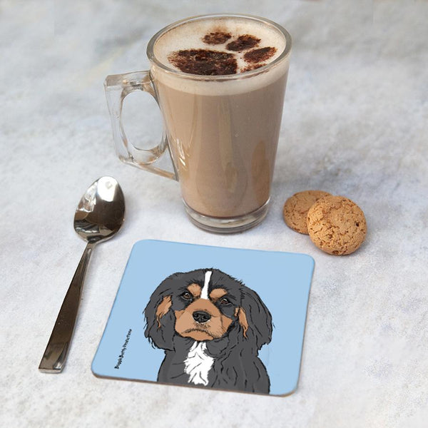 Coasters 2 coasters King Charles Spaniel Dog Coasters