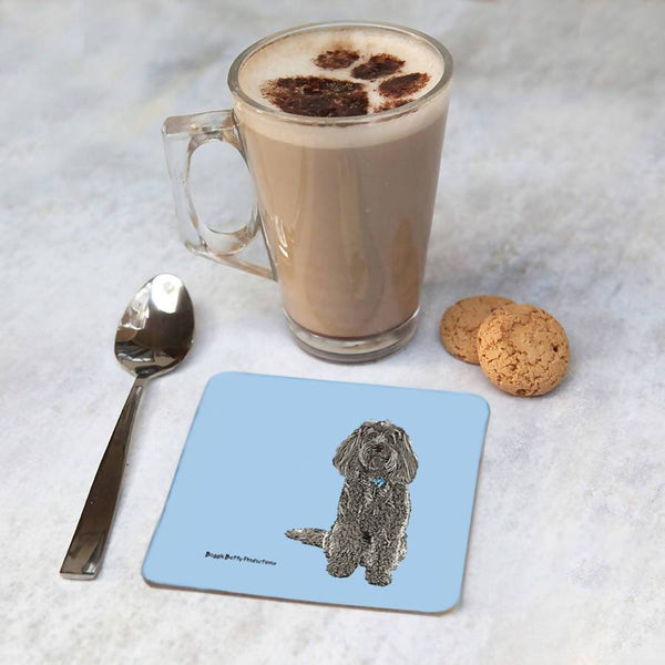 Coasters 2 coasters Labradoodle Dog Coasters