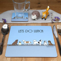 Placemats Dogs On A Line - Set of 4 Placemats