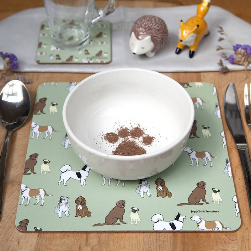 Placemats Multi Dog Placemats - Set of 4