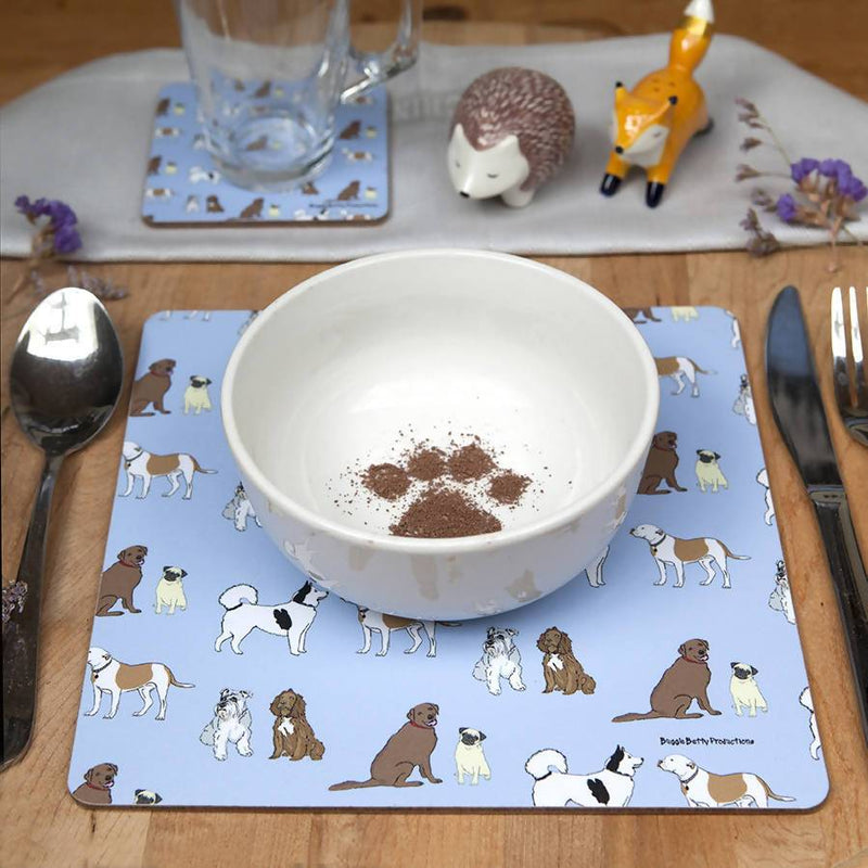 Placemats Multi Dog Placemats - Set of 4