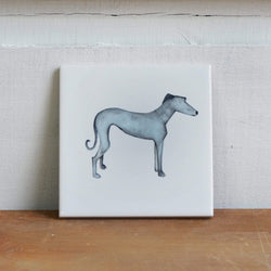 Grey Greyhound Coaster
