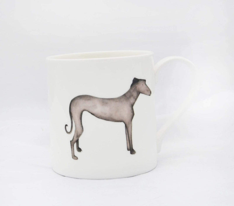 Grey Greyhound Greyhound Dog Mug