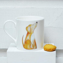 Ceramic Mugs for Various Dog Breeds