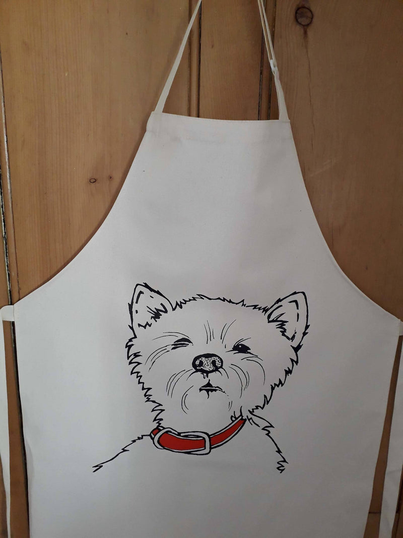 Westie Dog Themed Apron