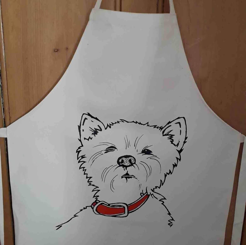 Westie Apron and Tea Towel Set