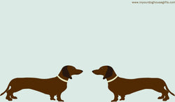 Tea Towel Dachshund Tea Towel