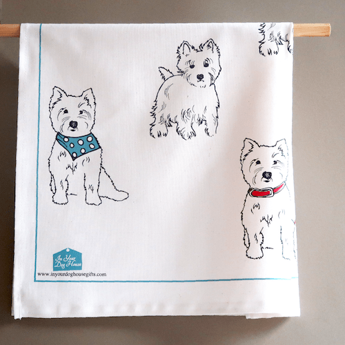 Westie Tea Towels