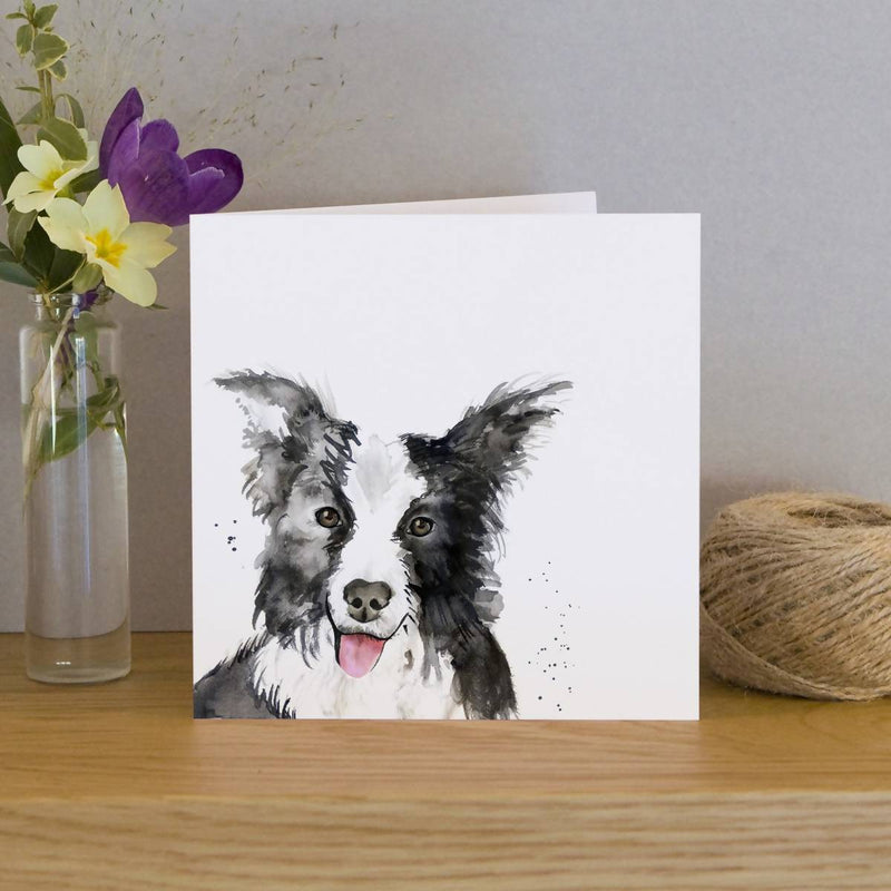 Collie Dog Greetings Card