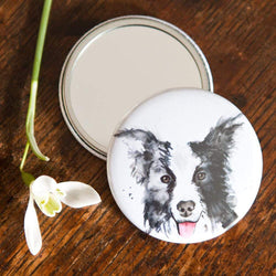Collie Dog Pocket Mirror