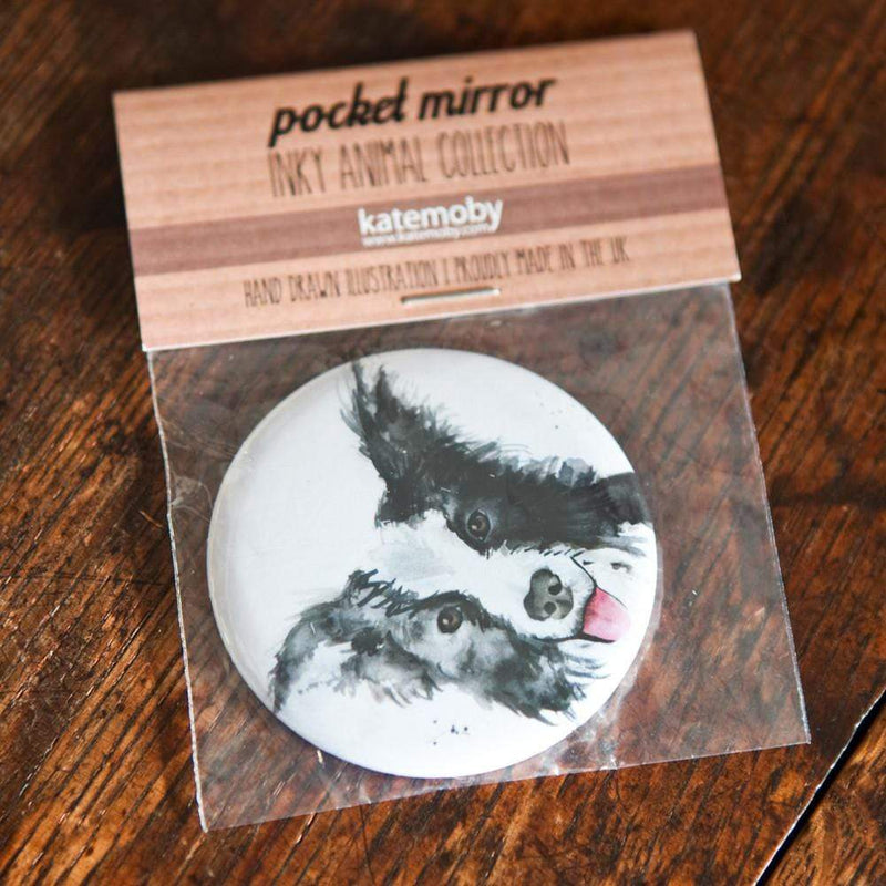 Collie Dog Pocket Mirror