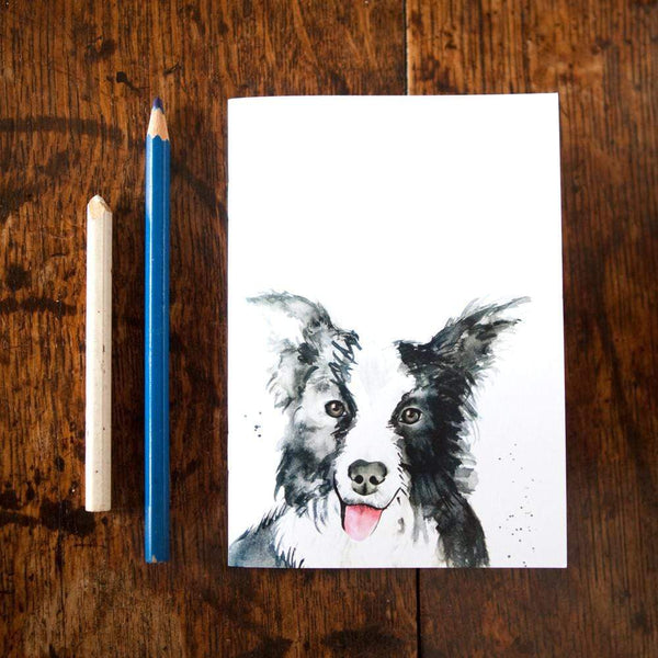 Border Collie Dog A6 Notebook