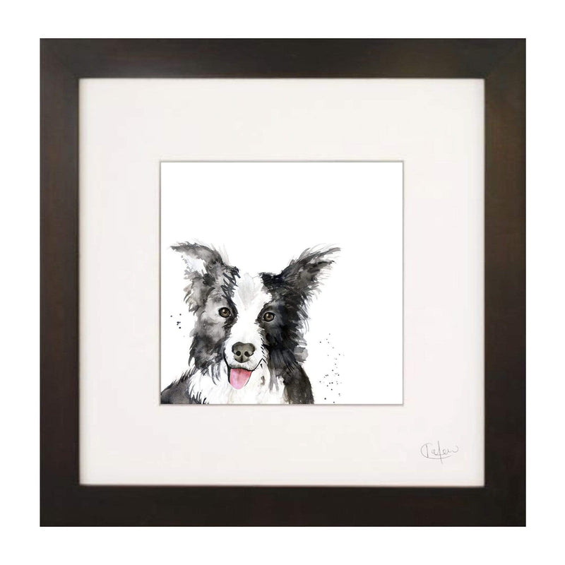 Collie Dog Illustration Print