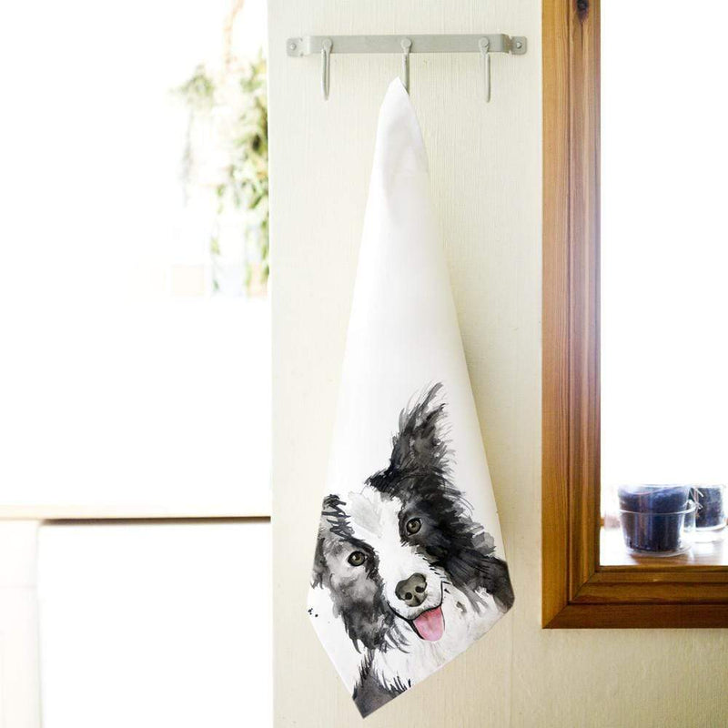 Collie Dog Tea Towel