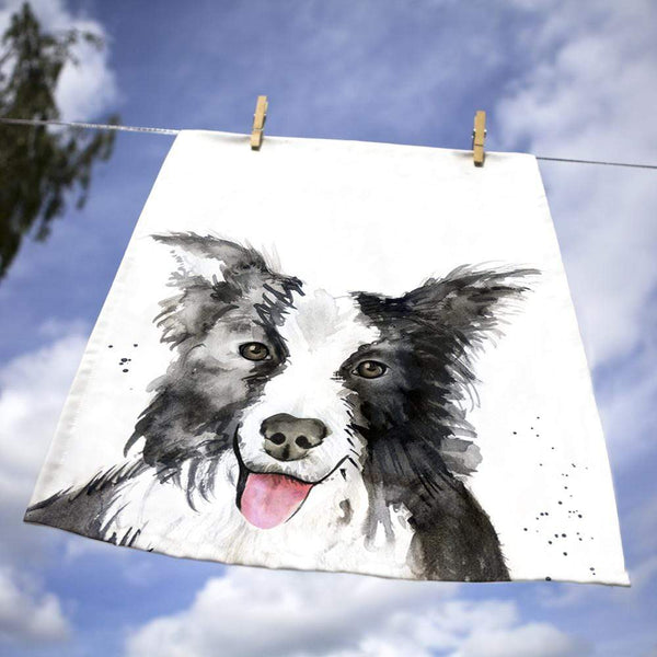 Collie Dog Tea Towel