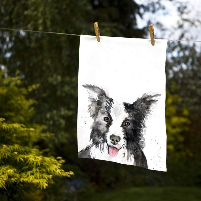 Collie Dog Tea Towel