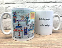 Ceramic mug Ceramic mug - Dog grooming salon