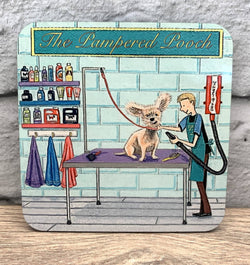 Coaster Coaster - Hair drying dog grooming coaster