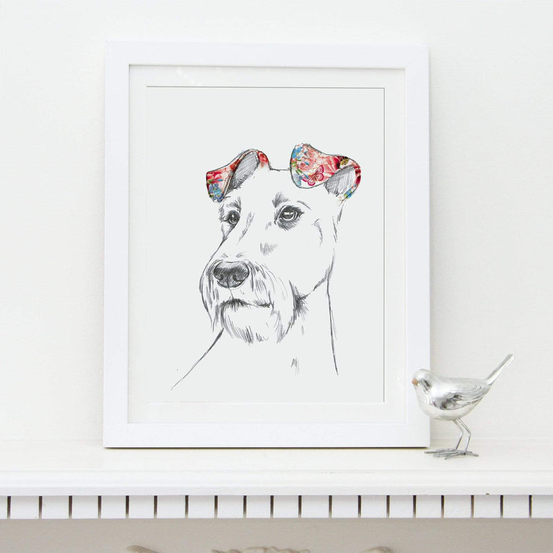 Schnauzer Dog Fine Art Print