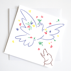 Picasso Dove Card - Pack of 3