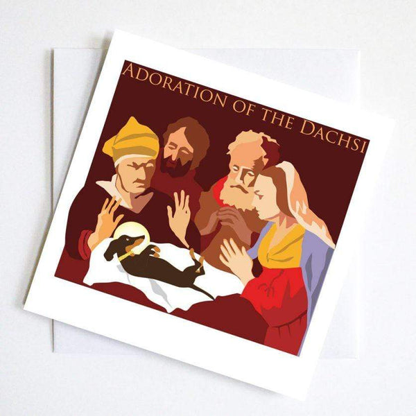 Dachshund Card Adoration of the Dachsi - Pack of 3