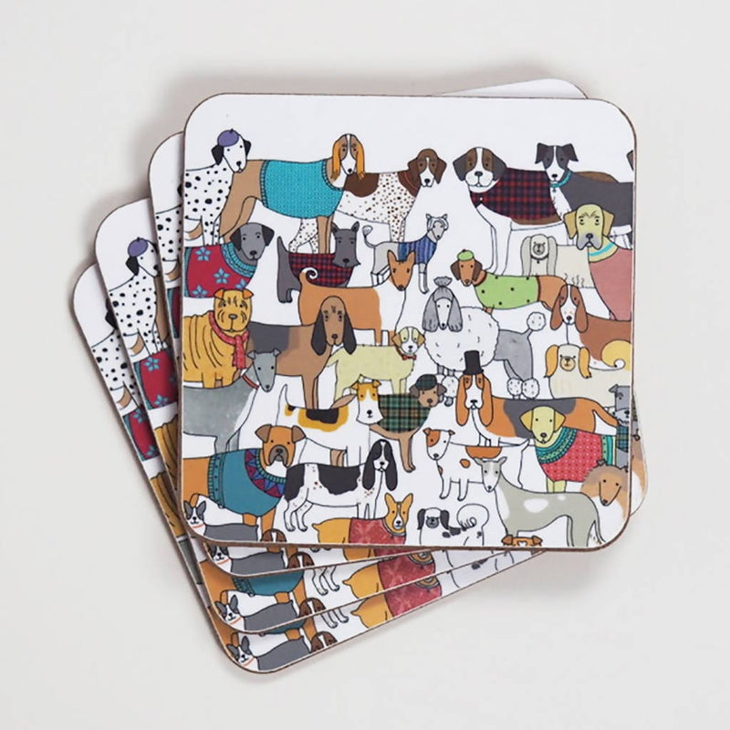 Coaster Coasters Set Pack of Proud Pooches Coaster