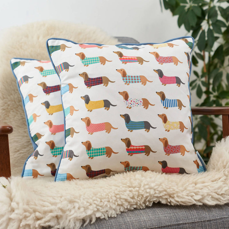 Cushion Dashing Dachshund Cushion