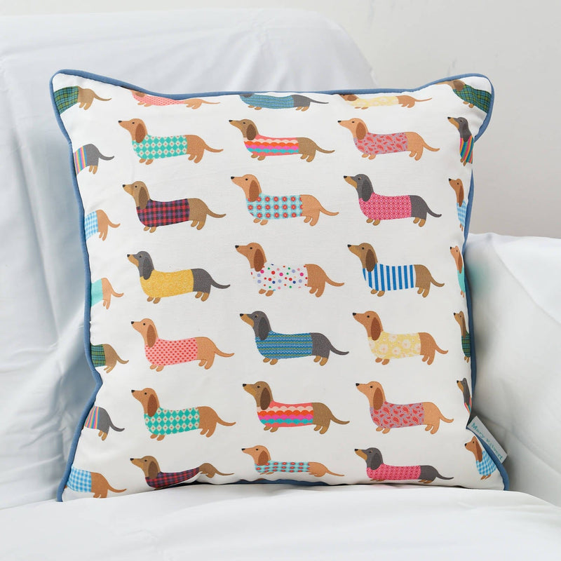 Cushion Dashing Dachshund Cushion