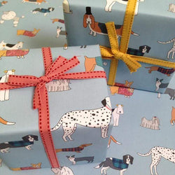 Dog Pattern Gift Wrap