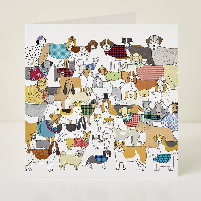 Pack of Pooches Greeting Card