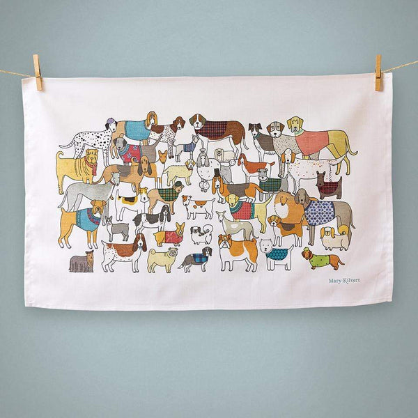 Pack of Proud Pooches Dog Themed Tea Towel