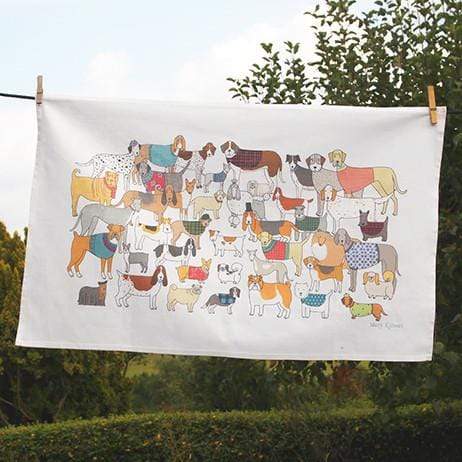 Pack of Proud Pooches Dog Themed Tea Towel